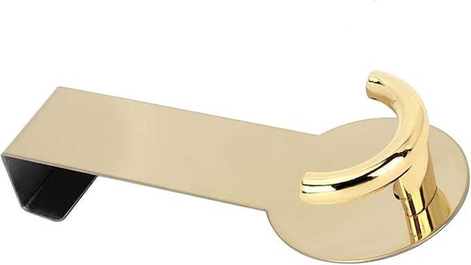 HEEPDD Over The Door Hook, Stainless Steel, Gold, Multi-Purpose Door Back Hanger for Bathroom, Living Room, Bedroom, Hanging Clothes, Towels, Shoes, Bags, Hats, Coats