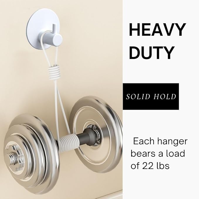 Miliocry 6 Packs Bathroom Towel Hooks, Adhesive Hooks Heavy Duty Wall Hook, Waterproof Stainless Steel Towel Hanger Robe Hat Coat Holder, Wall Mount Hooks for Bathroom,Bedroom,Kitchen (White-Round)