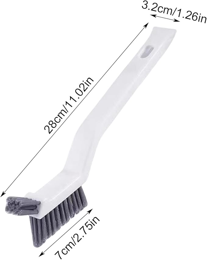 Crevice Cleaning Tool, Multi Purpose Grout, Brush Cleaner with Stiff Bristles, Bathroom Scrubber with Flexible Design, Cleaning Tools for Household Use, Kitchen Bathroom Vehicle Faucets