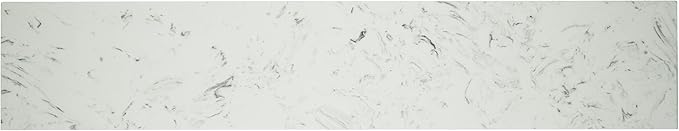 MSI Argento Grigio Vanity Top Sidesplash 21"x4"