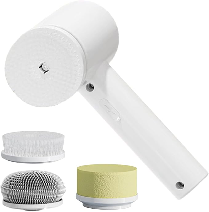 Electric Cleaning Brush,Cordless Lightweight Bathroom Brush | Electric Scrubber for Cleaning - for Bathtub Tub Toilet Sink Tile Grout Wall Floor Kitchen Car Window