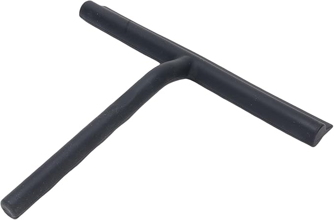 Zerodis Shower Squeegee with Silicone Construction for Glass and Tile, Ergonomic Grip and Convenient Hook for Bathroom and Kitchen Use (53mm)