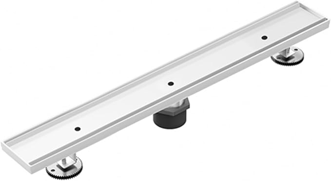 304 Stainless Steel Shower Drain, Removable Grate & Hair Catcher Bathroom Floor Drain with Waterproof Design for Tile Floor, CUPC Compliant (Tile Insert, 26 Inch)