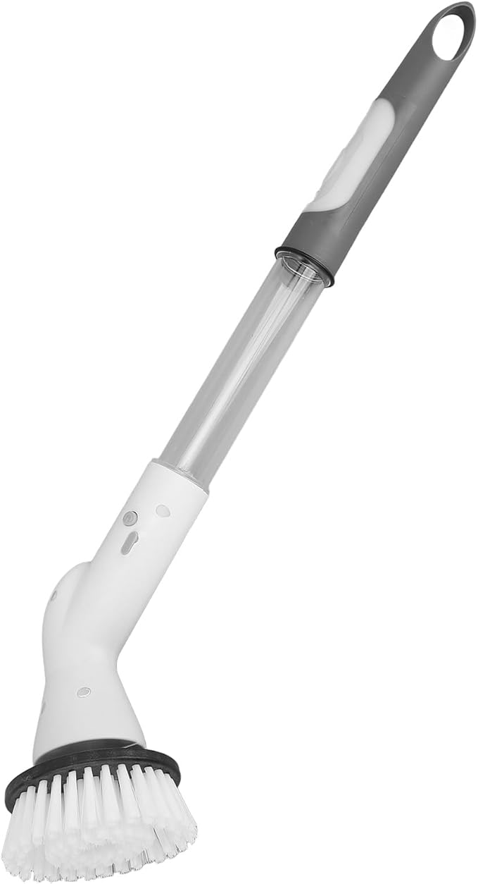 Electric Scrubber Cordless Multifunctional Bathroom Handle with Replaceable Brush Heads
