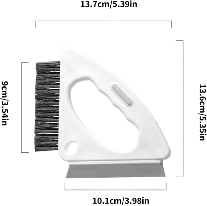 Hard Bristle Crevices Brush Multifunctional Gaps Brush Tool Grout Brushes Scraper for Kitchen Multifunctional Hard Bristled Gaps Scrub Brush