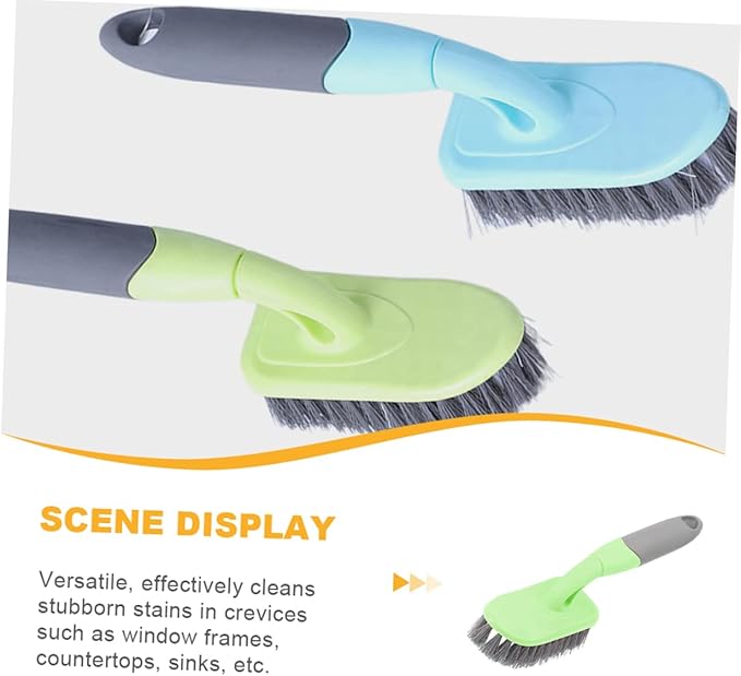 Mobestech Floor Brush Groove Corner Brush Floor Scrub Home Groove Gap Washing Grout Handle Scrub Kitchen Carpet Tile Bottle Plastic Clean