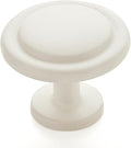 Ravinte 55 Pack 1-1/4 Inch Kitchen Cabinet Knobs White Frosted Zinc Pulls Door Handles for Dresser Drawers