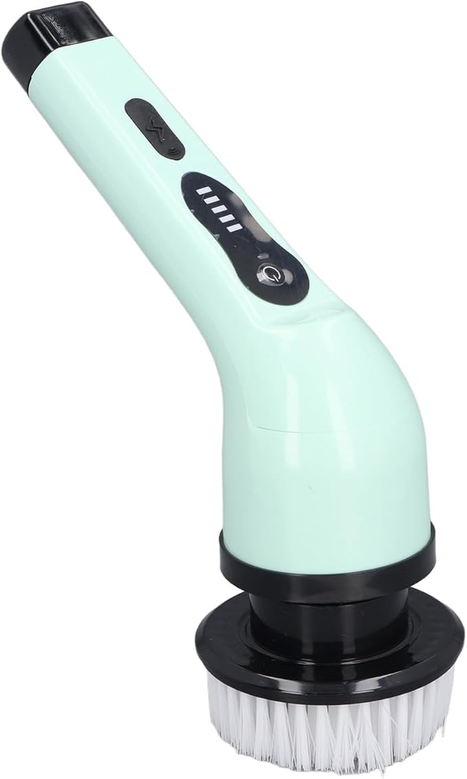 Electric Scrubber, Handheld Cleaning Brush with 9 Multifunctional Brush Heads, Cordless Design for Kitchens, Bathrooms and Cars, PP, Strong Motor