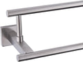 Bath Double Towel Bars, Towel Racks SUS304 Stainless Steel, Towel Holder for Bathroom Wall Mount, Towel Hanger Rail Accessories, 2-Tiers (Brushed Nickel, 32 Inch)