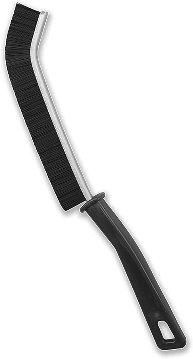 Garosa Hard Crevice Cleaning Brush Set, 3Pcs Multifunctional Grout Cleaner Tool for Bathroom, Household Dead Corners Cleaning Brush, Ideal for Kitchen and Bathroom (Black)