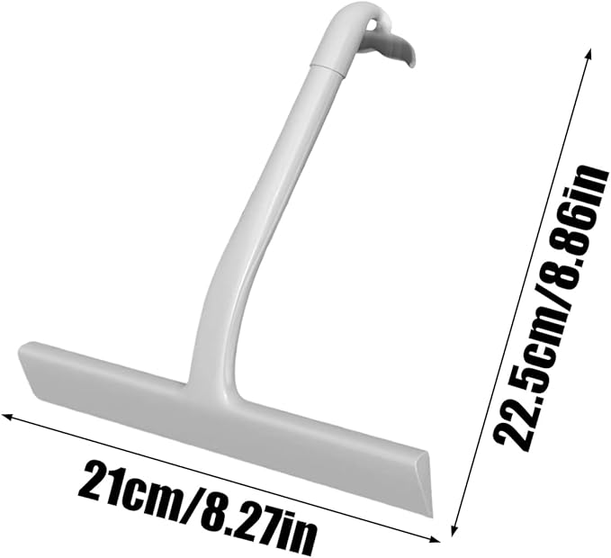 Household Window Mirror Squeegee - All Purpose Swiper, 1 Rubber Edge Glider for Wet Walls, Non Slip Water Remover for Polished Stone, Utility Gear, Deicing Wand for Windscreens and Ledges