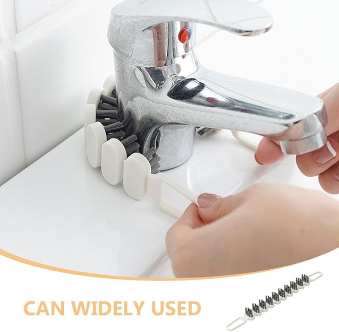 Uonlytech Bendable Multifunctional Cleaning Brush Flexible Crevice Tool for Narrow Gaps and Dead Corners 10.39In Soft Bristles for Household and Car Use