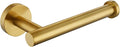 Toilet Paper Holder Brushed Dark Gold, APLusee SUS304 Stainless Steel Round TP Hanger, Modern Bathroom Lavatory Tissue Roll Storage