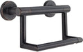 Delta Contemporary (1-Pack) Toilet Paper Holder w/ Assist Bar ADA Compliant Venetian Bronze 300 lb Capacity Grab Bar for Seniors Bath Safety Handle for Balance Assist, Toilet Area Grip Bar 41550-RB