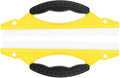2pcs Yellow Soft Rubber Car and Shower Squeegee with Curved Handle, Flexible Window Cleaning Tool for Glass Doors, Windshield, and Bathroom Tiles