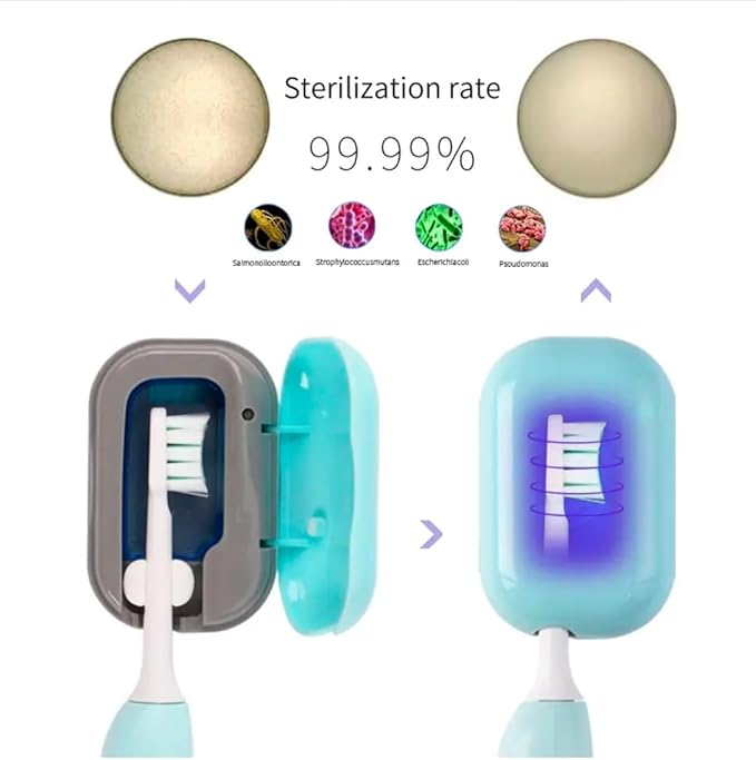 Sky Blue SSR UV Portable Toothbrush Holder