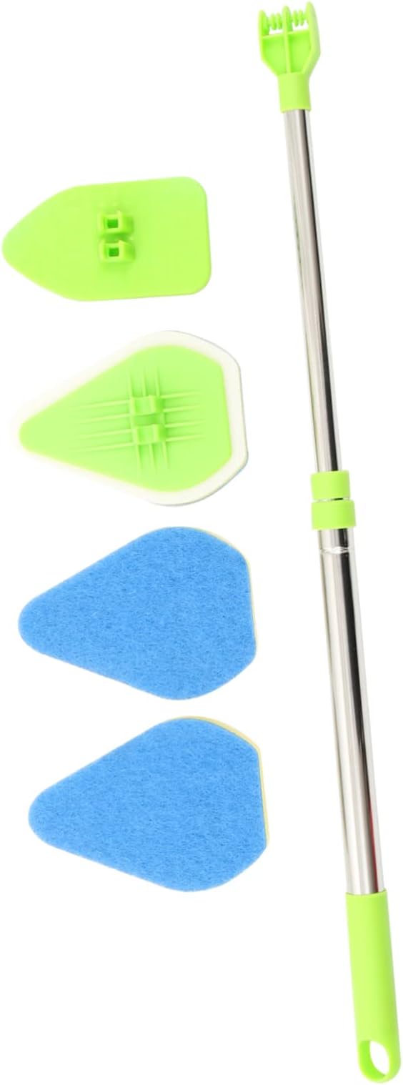 Didiseaon Long Handle Cleaning Brush Toilet Floor Grout Brush Material Extension-Type Bathroom