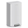 mVm 8 Gal Kitchen Trash Can, Tall Step Trash Can with Lid, Smooth Edge Garbage Bin for Home Office (Cement)
