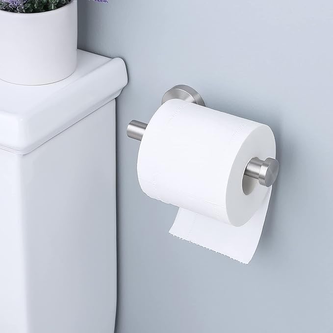 KES Toilet Paper Holder Wall Mount for Bathroom SUS304 Stainless Steel Brushed Finish, A2175S12-2