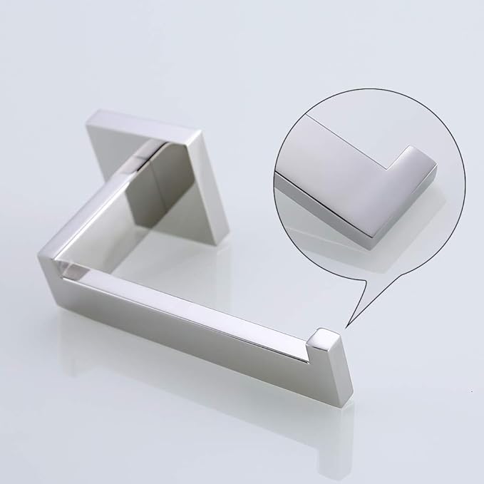 TURS 4 Pieces Bathroom Hardware Accessories Set Polished Towel Bar Set,Wall Mounted,Premium Stainless Steel.Q7CHP4-40CM