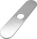 BokWin 10-Inch Faucet Deck Plate, Stainless Steel Sink Hole Cover in Brushed Nickel, Quick Installation for Single Hole Faucet to Cover Unused Holes on Kitchen or Bathroom Sink