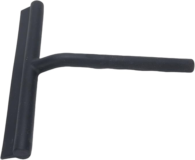 Zerodis Shower Squeegee with Silicone Construction for Glass and Tile, Ergonomic Grip and Convenient Hook for Bathroom and Kitchen Use (53mm)