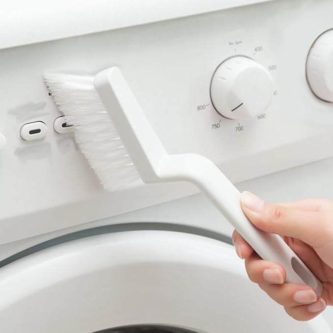 5pcs Multifunctional Crevice Cleaning Brush Set White Handheld Kitchen and Window Gap Brush for Narrow Space and Groove Cleaning Home Tool