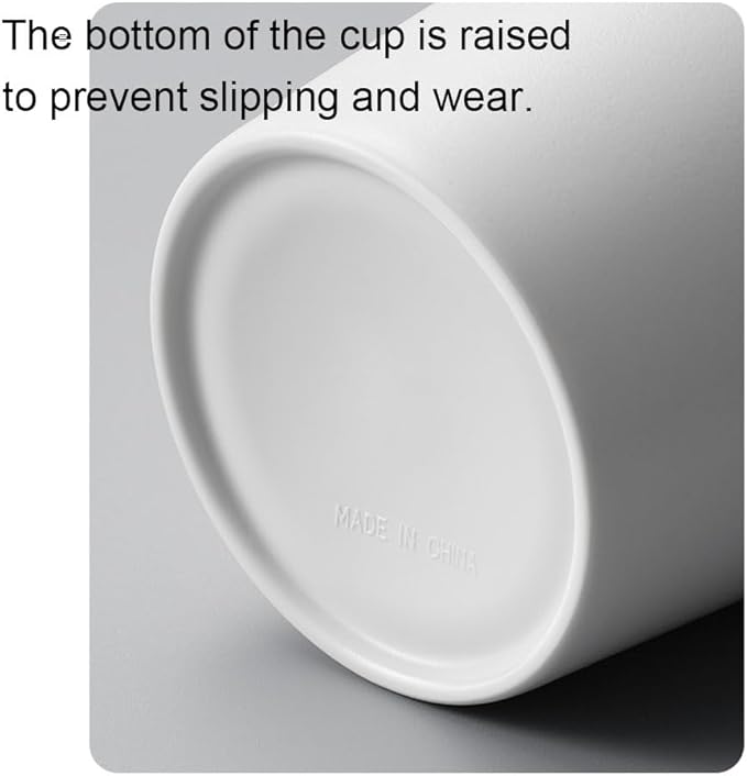 Simple Household Toothbrush Cup 2-Piece Set, Toothbrush Holder, Drinking Cup, 9.5 oz (280ml) (Gray & Green)