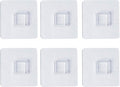 Square Adhesive Pads, for Sotfamily Corner Shower Caddy, 6PCS