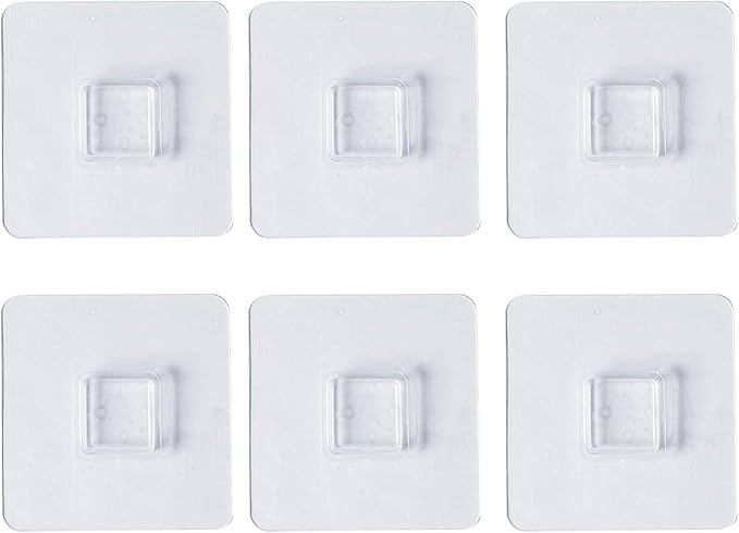 Square Adhesive Pads, for Sotfamily Corner Shower Caddy, 6PCS