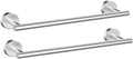 Newfun 16 Inch Brushed Nickel Bathroom Towel Bar,2Pcs Towel Racks for Bathroom Rod Classic SUS304 Stainless Steel Bathroom Towel Holder Wall Mounted