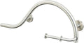 Bathroom Grab Bar & Toilet Paper Holder - Stand Assist for Adults Elderly Handicap / 304 Stainless Steel / Left / Brushed Finish / 30" x 11"