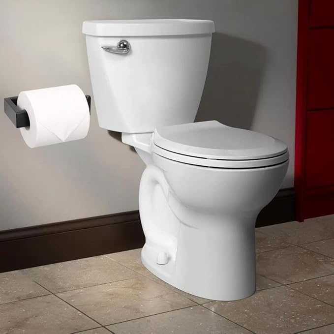 TocTen Toilet Paper Holder-Bathroom Tissue Holder Fit Big Roll Paper, Toilet Paper Roll Holder Wall Mounted Made of Thicken 304 Stainless Steel, Suitable for Bathroom, Kitchen, Office (5.9 in, Black)
