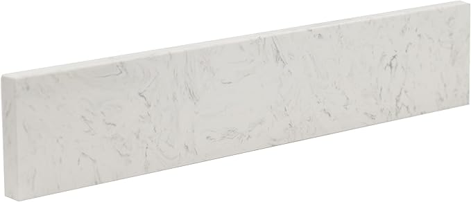 MSI Carrara Sky Vanity top Sidesplash 21"x4"
