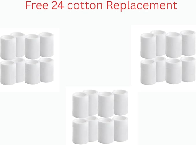 3 pack Water Filter Faucet Extender, 1080° RotatingTO FILTRATION WATER made Copper with free 24 Filter, 2 Modes 360° Swivel Faucet for Bathroom, Kitchen Sink, K Trends.(3)
