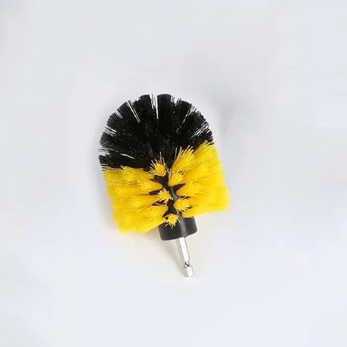 TopHomer 6 Pieces Drill Brushes with Hex Shank, Multipurpose Power Scrubber Cleaning Kit for Bathtubs, Tile Grout Lines, Kitchen
