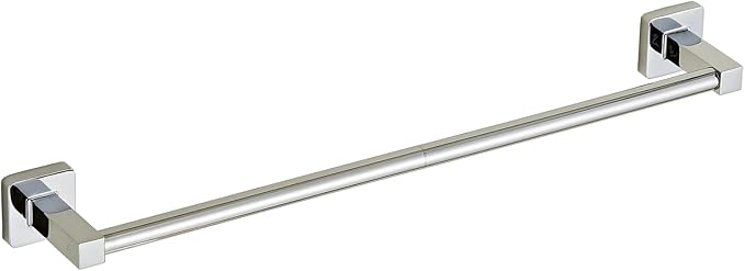 18 Inch Towel Racks for Bathroom Wall Mounted, Chrome Finish Stainless Rack with Towel Bar and Hand Towel Holder, Shower and Bath Towel Rack for Bathroom(Total Length 20-Inch)