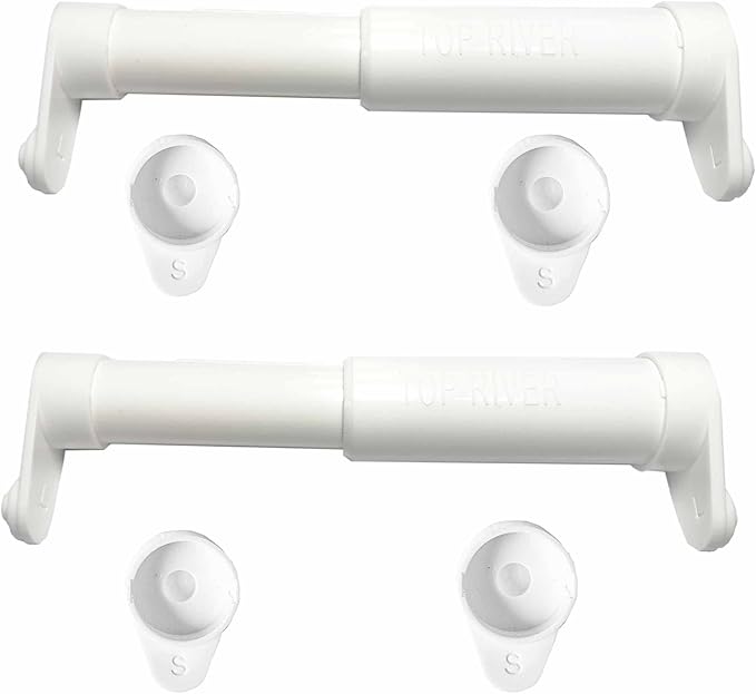 Top River Toilet Paper Holder Extender, Fit Double Rolls and Triple Rolls, Mega Rolls and Large Toilet Paper Rolls (Set of 2)