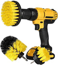 3pcs Power Scrubber Brush Set for Bathroom Drillbrushes Cordless Attachment Kit Power Toilet Brush Electric Cleaning Brush