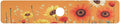 Cartoon Orange Sunflowers Poppy Kitchen Sink Splash Guard Faucet Mat Diatomite Absorbent Pad for Bathroom RV 30x5.4in 1PCS water