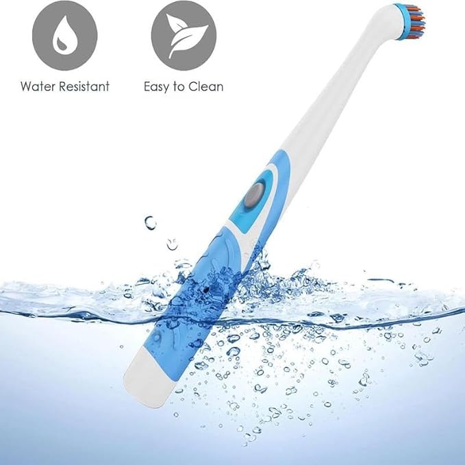 Electric Cleaning Brush Set, 4 Counts/Set Battery Powered Electric Set Including 4 Heads, Multifunctional Cleaning Brush for Kitchen, (Without Battery)