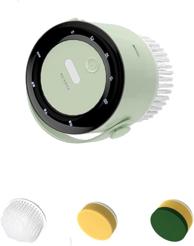 Rechargeable Electric Scrubber Ergonomic Grip Heavy Duty for Shower Sink Appliances Bathroom Cleaning Brush