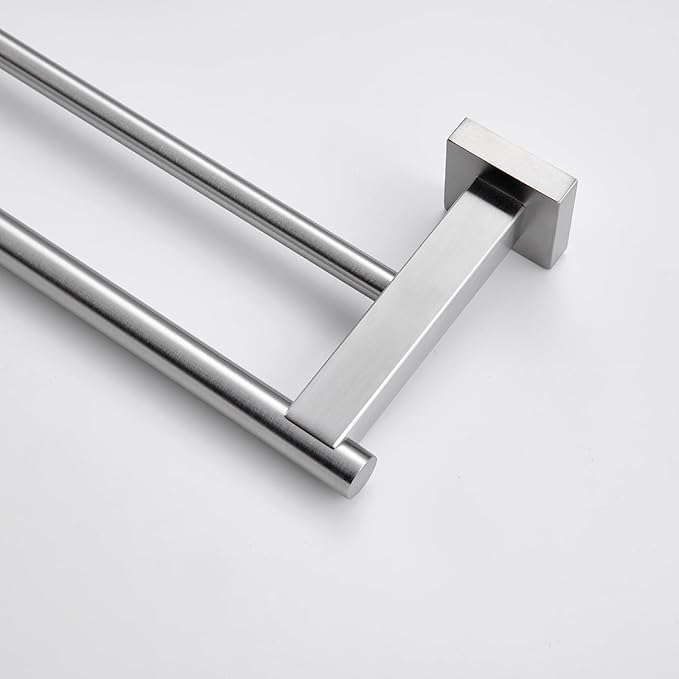 Miyili 36-Inch Bath Double Towel Bar Stainless Steel Bathroom Towel Rack Holder Wall Mount Brushed Finish, A02N90B