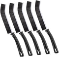 5Pcs Crevice Cleaning Brush Set, Multi-Use Gap Cleaning Tools with Hard Bristles, Narrow Tile & Grout Brush for Bathroom, Kitchen, Sink & Window Tracks