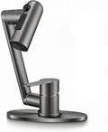 Single Handle Bathroom Faucet, 1080° Swivel Rotatable Faucet with 6'' Deck Plate, Short Bath Sink Faucets for Kitchen Rv Bath Lavatory Sink 1 or 3 Hole, Grey