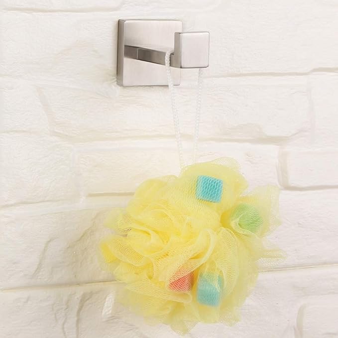 GERZWY Bathroom Hardware Accessories Sets SUS304 Stainless Steel Bath Shower Set 3-Pieces(Robe Hook Toilet Paper Holder Towel Ring) Brushed Finish Contemporary Style FG16567-3LS
