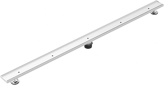 304 Stainless Steel Shower Drain, Removable Grate & Hair Catcher Bathroom Floor Drain with Waterproof Design for Tile Floor, CUPC Compliant (Tile Insert, 60 Inch)