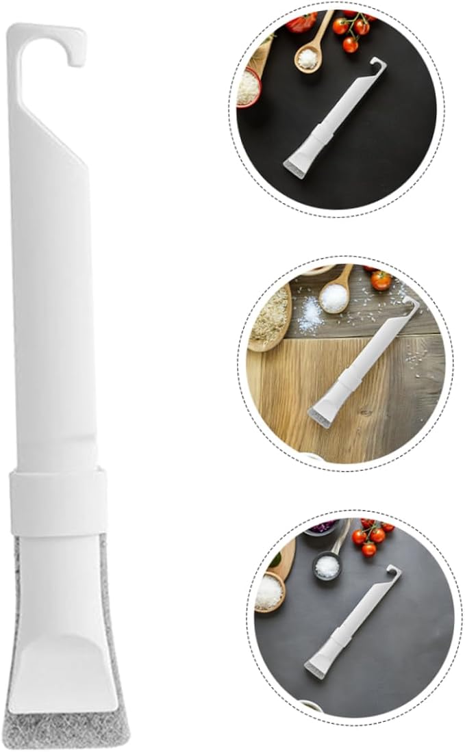 Generic 1 Set Multifunctional Grout Brush Compact Cleaning Tool for Tight Spaces Kitchen Bathroom Sinks and Window Tracks Includes Detachable Scraper for Versatile Use