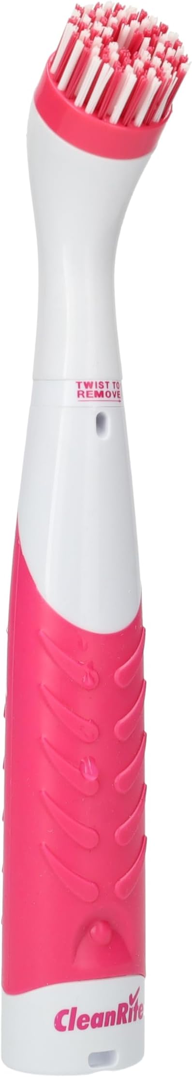 CleanRite® Multi Scrubber Electric Cleaning Brush - 10,000 RPM | Versatile & Compact (135g) | Battery Operated | Dimensions: 3.8 x 3 x 28 cm | IPX6 Waterproof - Pink