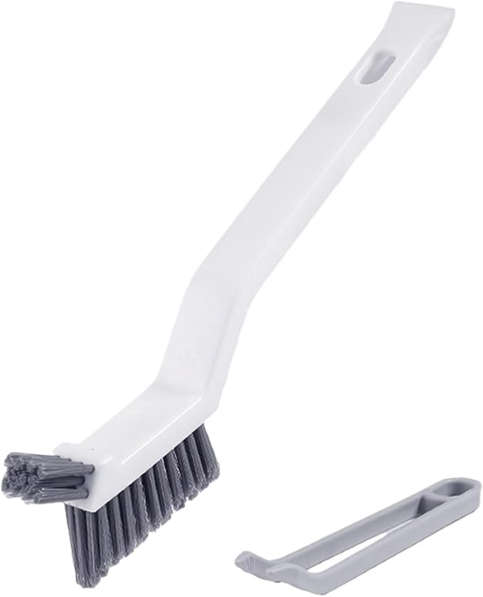 Hard-Bristled Crevice Cleaning Brush for Deep Tile Joints and Grout - Effective Scrub Tool for Gaps and Corners(Blue)